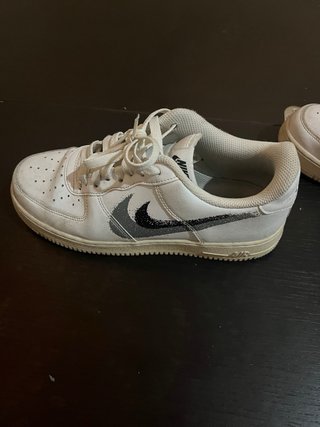 Nike Air Force 1 Scarpe Grigio Bianco
