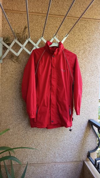 Parka Regatta Roja Chubasquero Cortavientos