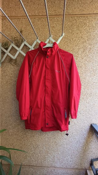 Parka Regatta Roja Chubasquero Cortavientos