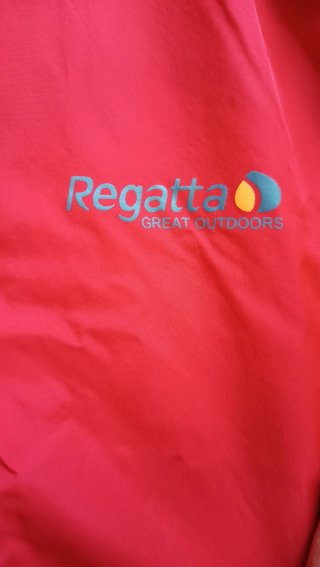 Parka Regatta Roja Chubasquero Cortavientos