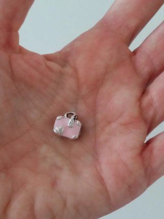 Charm Pandora Maleta Rosa
