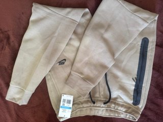 Nike Tech Fleece Pantalones Beige Talla M