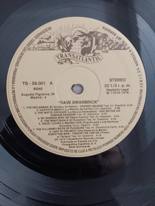 Dave Swarbrick - Swarbrick VINILO