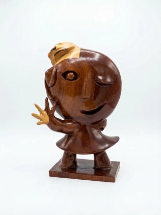 Escultura Madera Ripolles Unica
