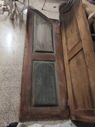 Puertas abatibles de madera 1'87 largo por 62