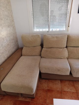 Sofá modular 3 plazas tela beige