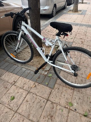 Bicicleta Rockrider Blanca