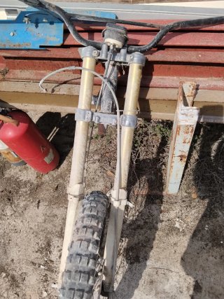 Horquilla Beta Enduro/Motocross Dorada
