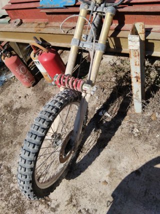 Horquilla Beta Enduro/Motocross Dorada