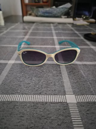 Gafas Ray-Ban Junior Blancas y Turquesa