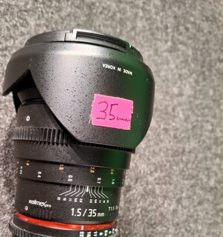 Objetivo Walimex Pro 35mm T1.5 Canon EF