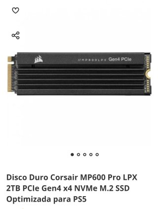 Corsair MP600 Pro LPX 2TB SSD NVMe M.2