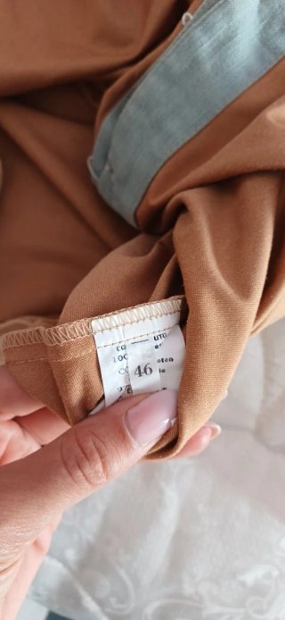 Camicia ciniglia donna beige XL