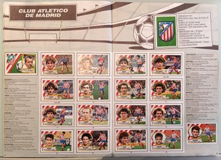 Álbum cromos Liga 88-89
