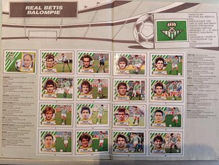 Álbum cromos Liga 88-89