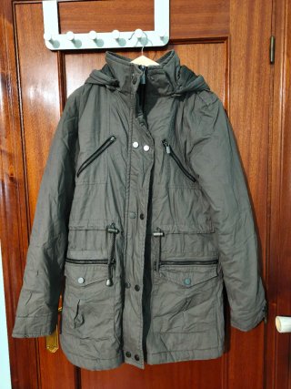 Parka Chaqueta abrigo Esmara lidl T40 gris