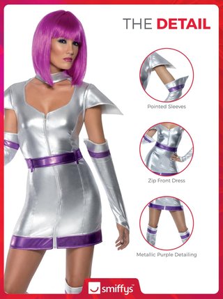 Disfraz Fever cadete espacio carnaval (Talla S)
