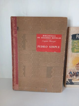 2 libros antiguos: pío Baroja y capitán Marryat
