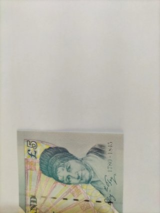 Biglietto da 5 sterline inglesi