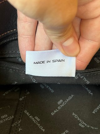 Borsa Balenciaga Pelle Nera Vintage