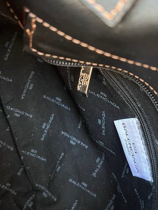 Borsa Balenciaga Pelle Nera Vintage
