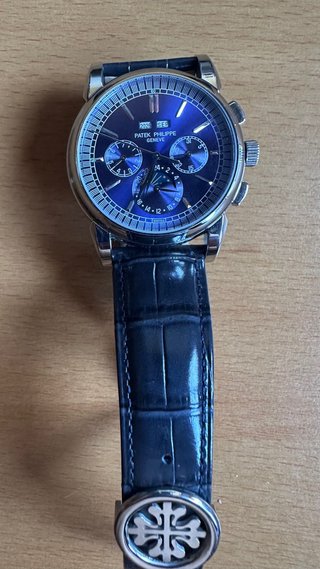 Reloj Patek Philippe Azul y Plateado