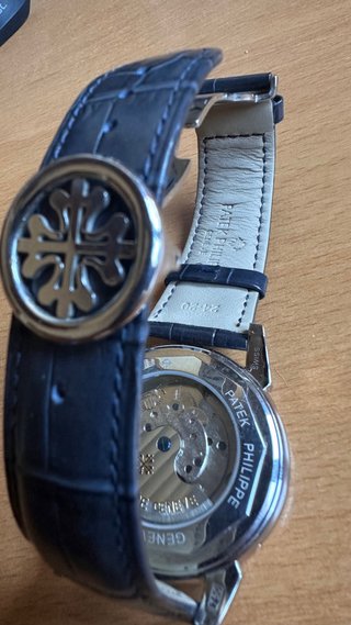 Reloj Patek Philippe Azul y Plateado