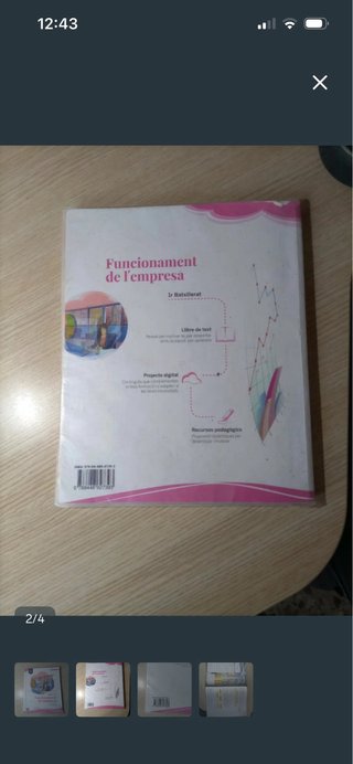 Libro de texto Funcionament de l’empresa 1r batxil