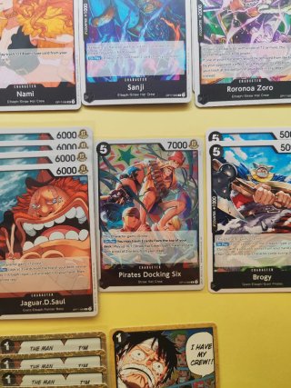 One Piece TCG Deck Luffy Elbaph OP17 Negro