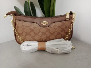 Bolso Coach Marrón y Dorado
