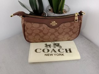 Bolso Coach Marrón y Dorado