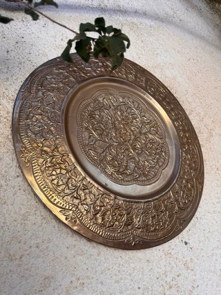 Plato decorativo indio 58 cm