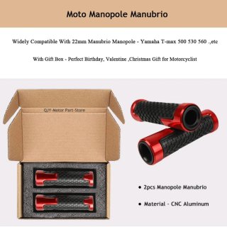 Punhos TMAX 500/530/560 Vermelho