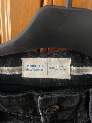 Bermudas Vaqueras Springfield Slim Gris Oscuro W30