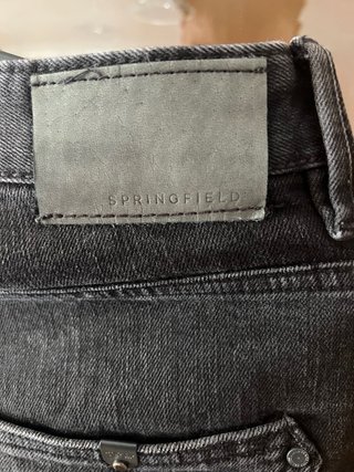 Bermudas Vaqueras Springfield Slim Gris Oscuro W30