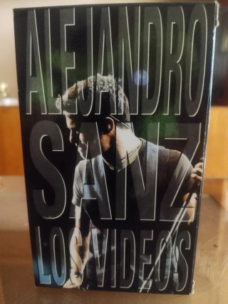 3 Cintas VHS Alejandro Sanz Los Videos