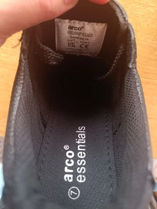 Zapatos Seguridad Unisex Talla 40/41 Negro