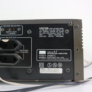 SANSUI A-7 INTEGRATED AMPLIFIER AMPLIFICATORE