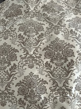 Tela para traje de fallera beige y marrón