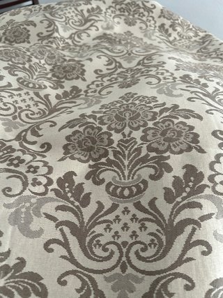 Tela para traje de fallera beige y marrón