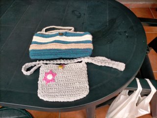 Bolsos tejidos niña y señora