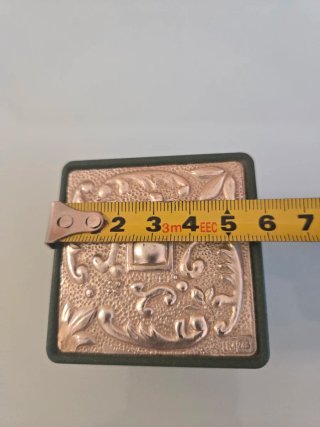 Caja joyero vintage relieve reparado R23