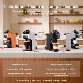 NUEVO! Máquina Café Magician2 5 en 1 Nespresso