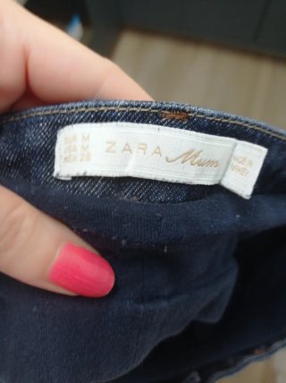 Pantalón premamá Zara azul oscuro