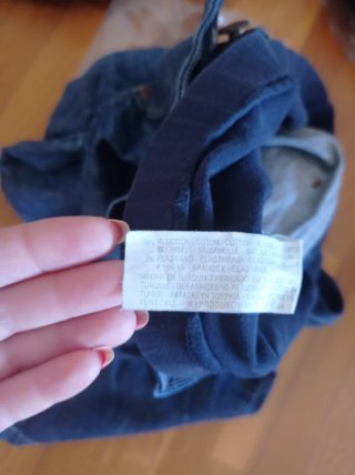 Pantalón premamá Zara azul oscuro