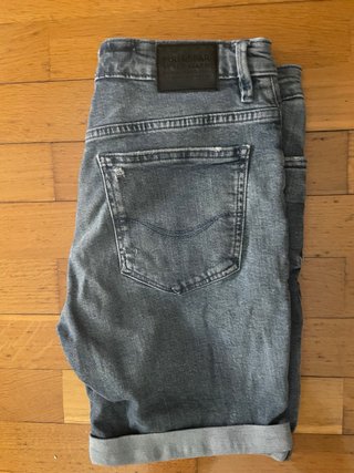 Pantalón Vaquero Corto Hombre Desgastado