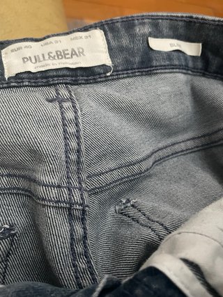 Pantalón Vaquero Corto Hombre Desgastado