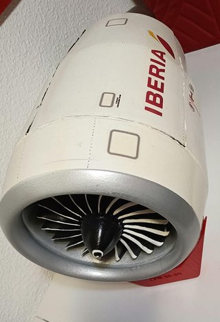 Maqueta Motor Avión Iberia