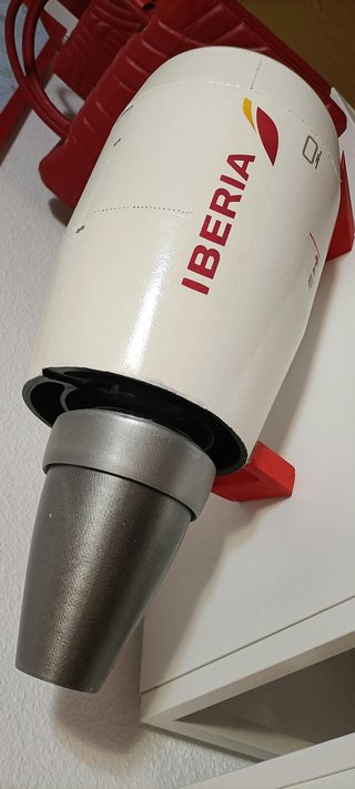 Maqueta Motor Avión Iberia