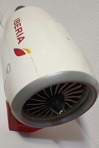 Maqueta Motor Avión Iberia
